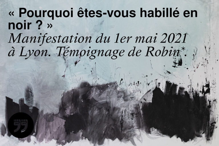 « Pourquoi êtes-vous habillé en noir ? »