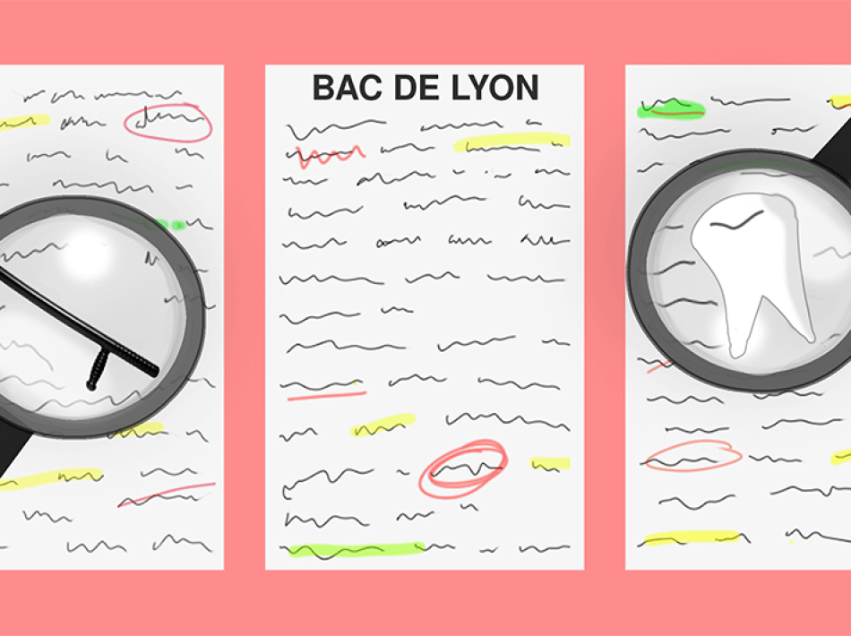 BAC de Lyon un coup de matraque oublie analyse des images Laura