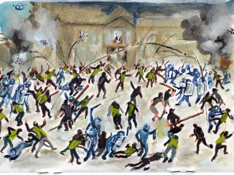 IGPN invente les victimes collatérales Illustration par Valfret