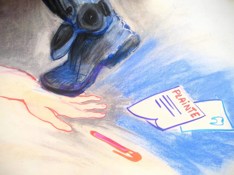 Vous avez du culot de venir ici pour déposer plainte contre des collègues LAFFRANCE