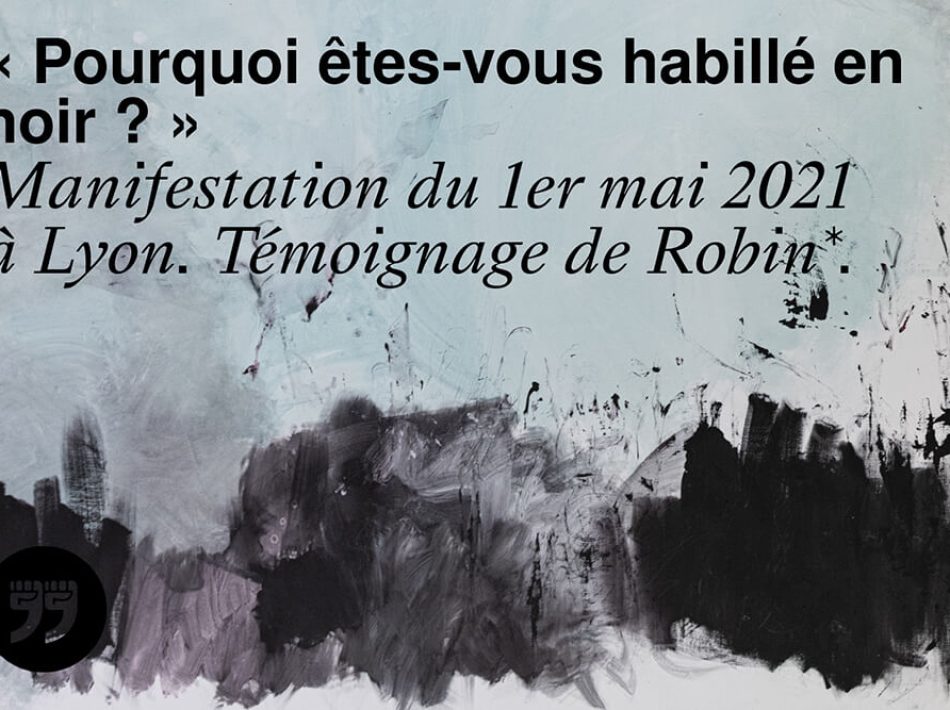 Pourquoi etes vous habille en noir Robin FD